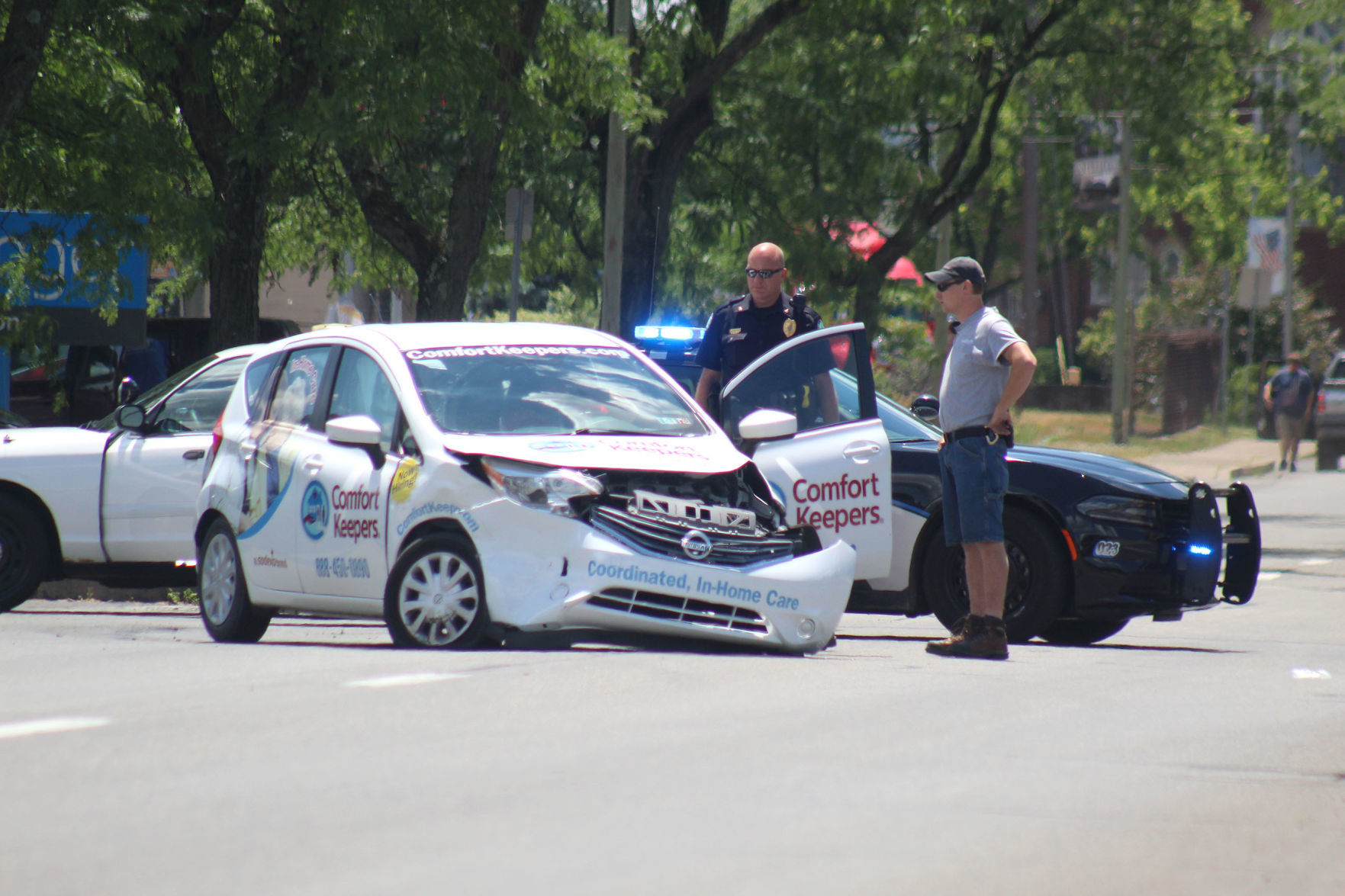 1 injured in two-vehicle crash